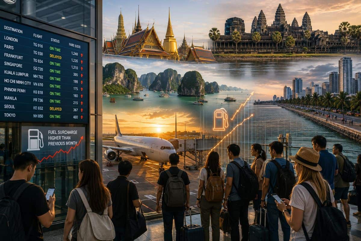 Thailand Faces Tourism Challenges Amid Rising Fuel Prices Alongside Regional Neighbors