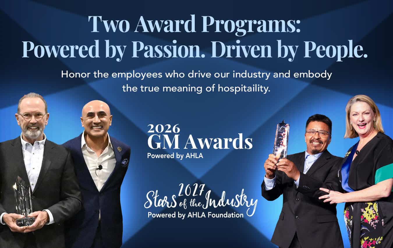 Nominations Now Open for AHLA Hospitality Awards: Celebrating Excellence in Hotel Industry Leadership and Workforce Development