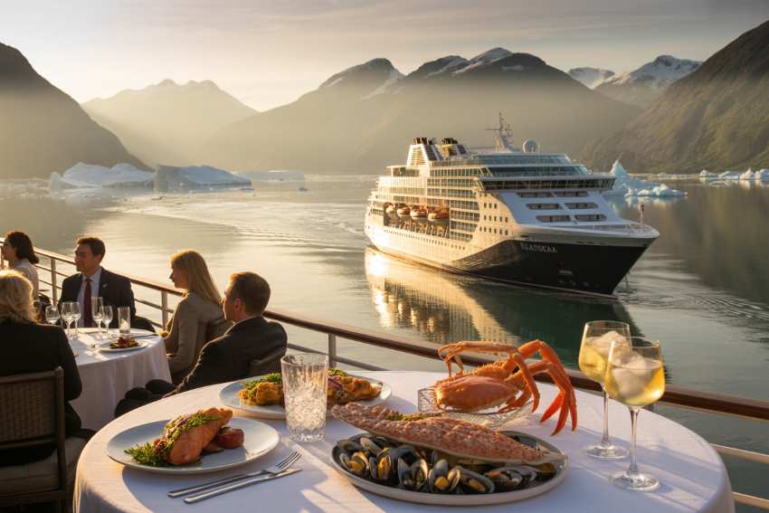 Seabourn Encore Unveils Opulent Glacier Experiences and Regional Cuisine in Alaska