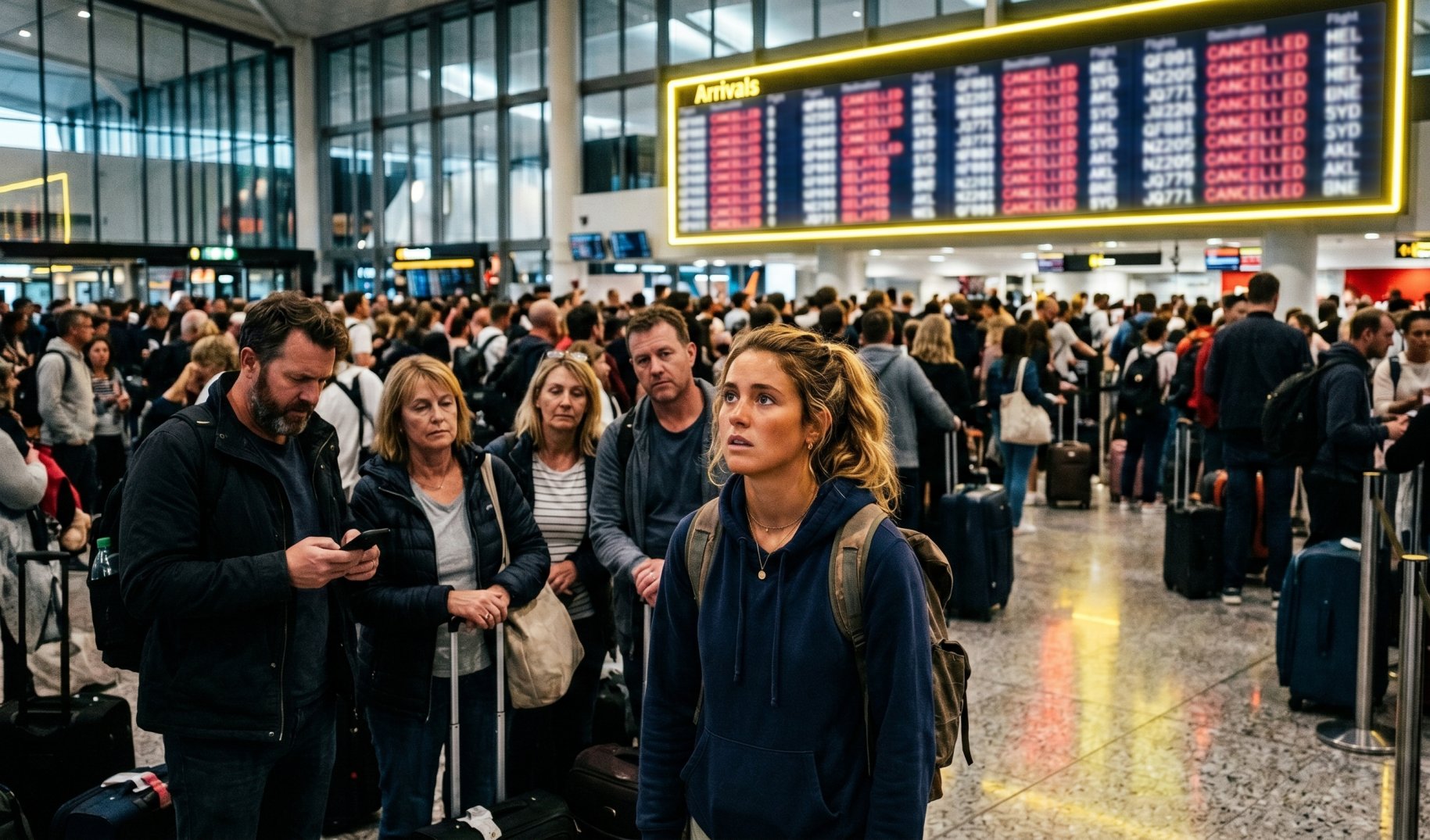 Travel Disruption Hits Australia and New Zealand: Hundreds Stranded Due to Flight Delays and Cancellations