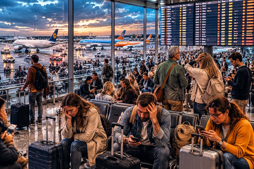 Travel Chaos Unfolds in Europe as Major Airlines Face Disruptions