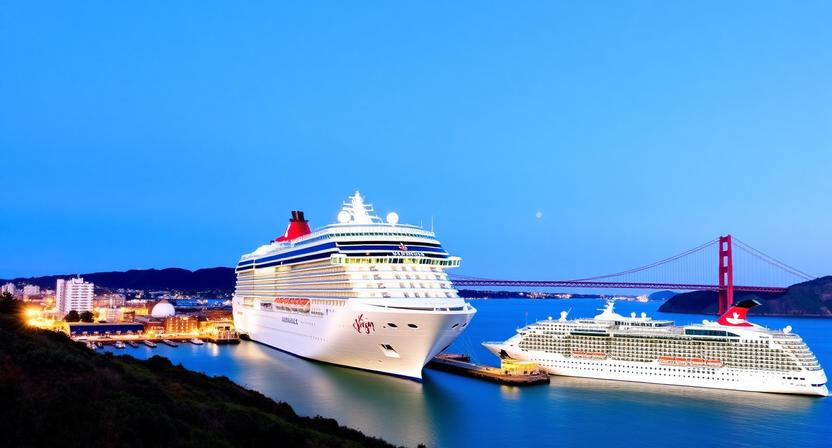 Carnival Luminosa and Virgin Voyages’ Brilliant Lady Make Historic Debuts at San Francisco Port