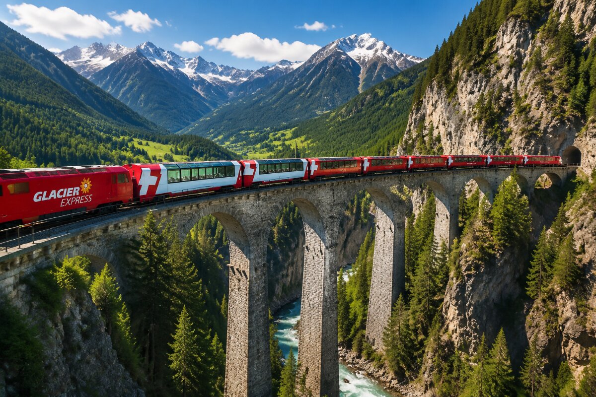 Embark on an Epic Journey with Switzerland’s Glacier Express: An Eight-Hour Scenic Adventure