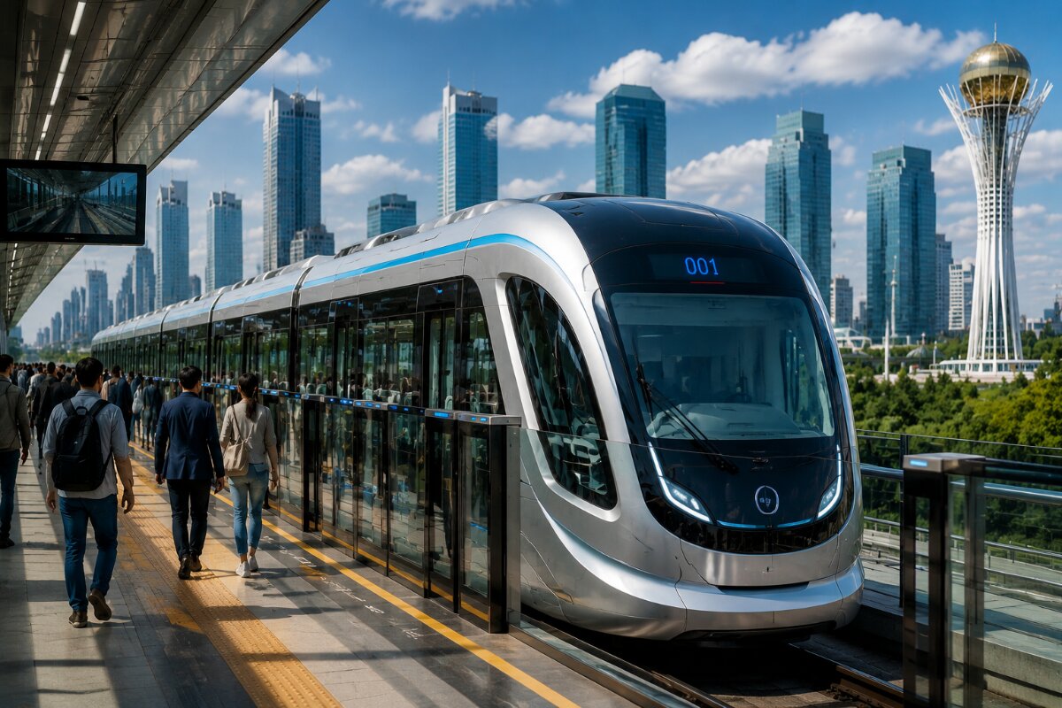Kazakhstan Unveils Astana Urban Light Rail: Central Asia’s First Fully Automated Driverless Line