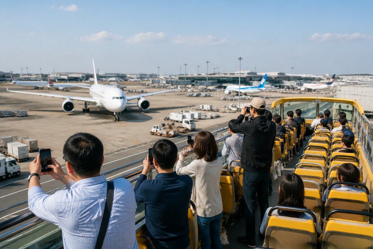 Experience Narita Airport Like Never Before: Exclusive Open-Top Double Decker Bus Tour for 2026