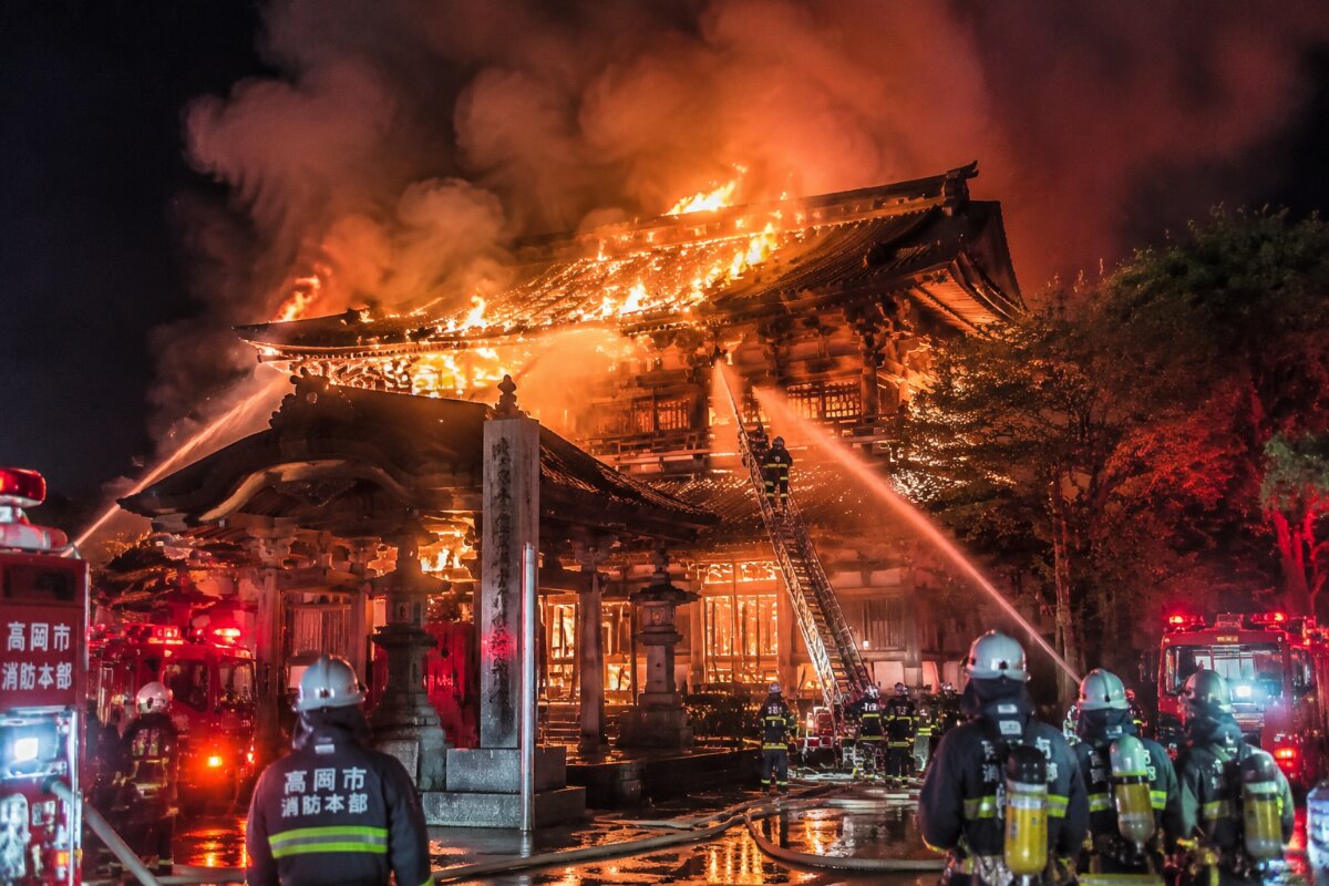 Devastating Fire Claims Historic Daihoji Temple in Takaoka, Japan