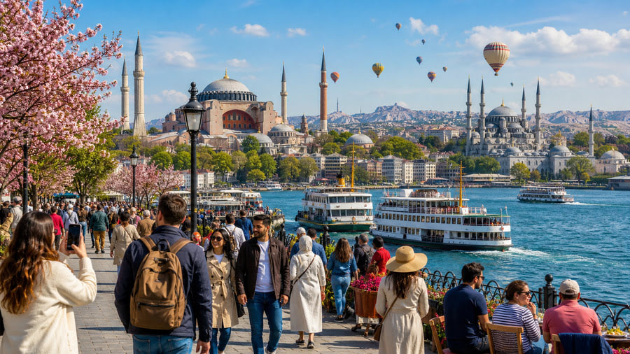 Turkey’s Tourism Achieves Record Heights with Over Nine Million Visitors in Q1 2026