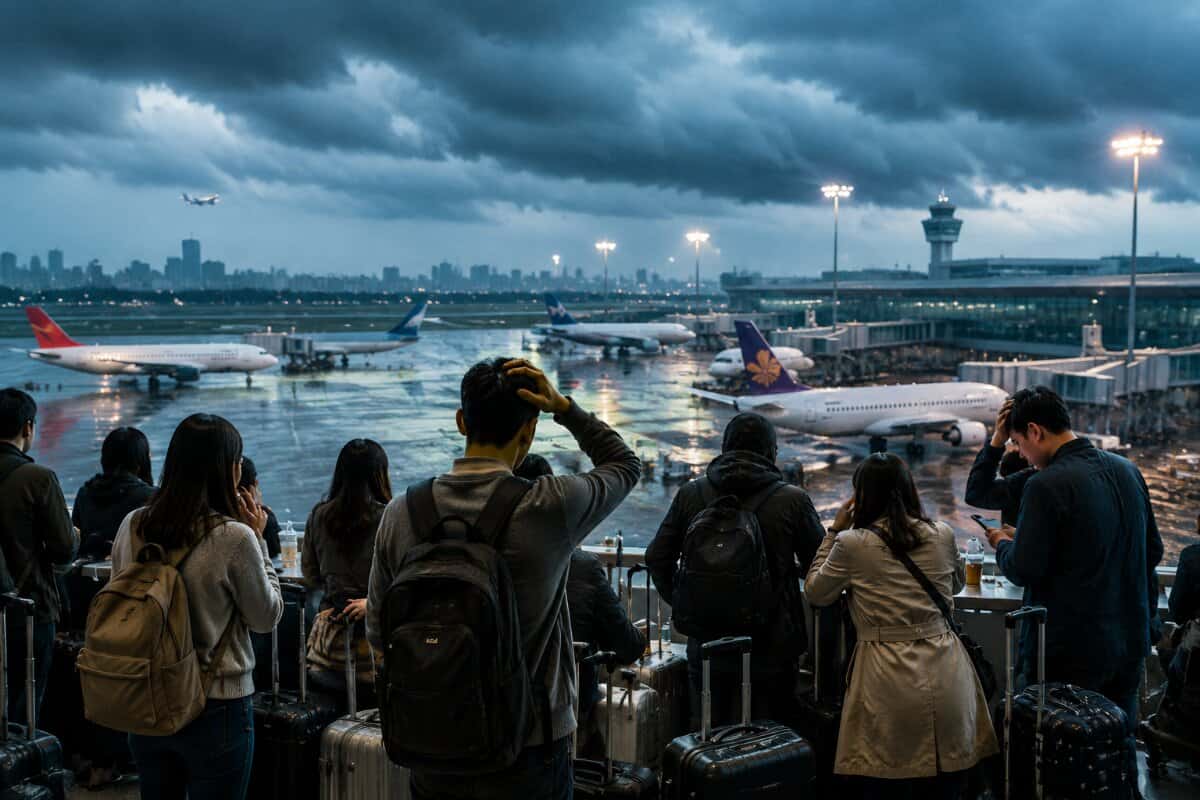 Major Travel Disruptions Across Asia: Flight Cancellations and Delays Affecting Thousands