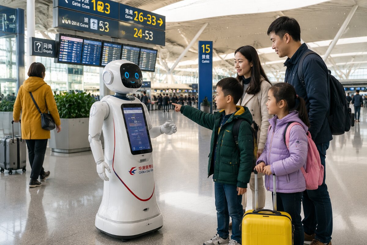 Revolutionizing Airport Travel: China Eastern Airlines Unveils Intelligent Robots for Enhanced Passenger Experience