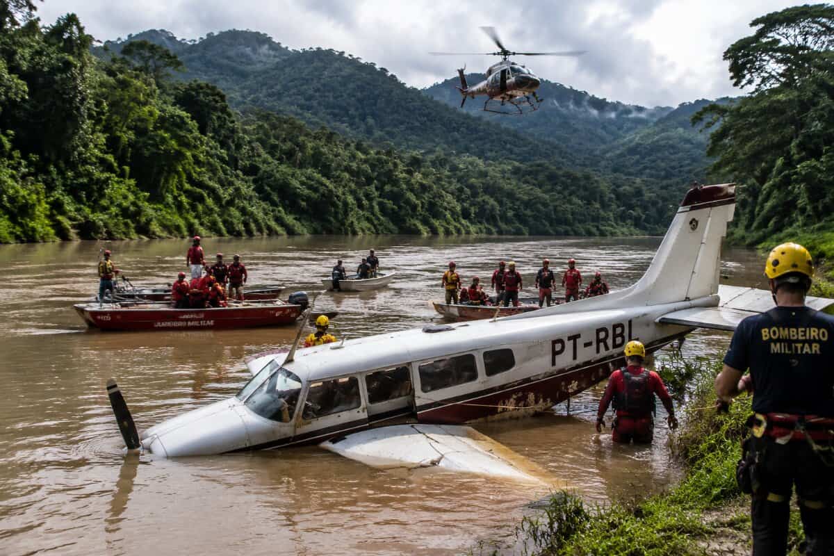 Emergency River Landing in Brazil: Piper Cherokee PA-32 Engine Failure and Lessons in Aviation Safety