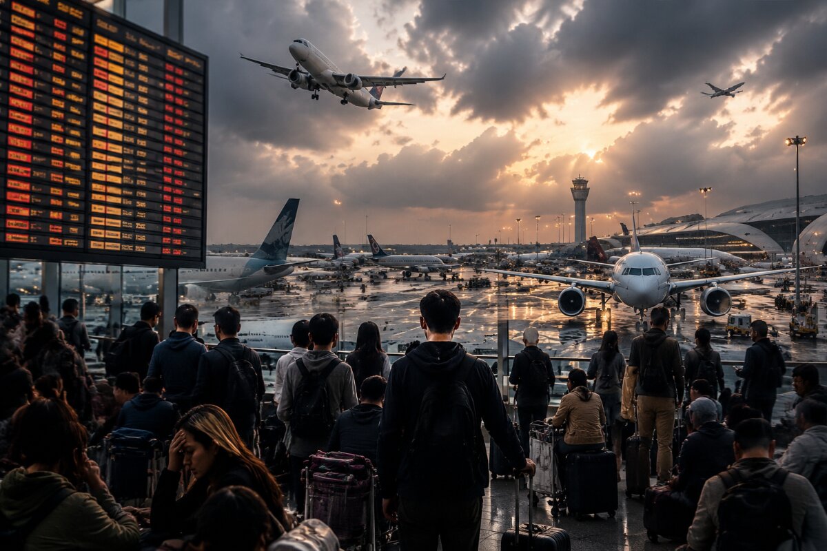 Significant Flight Disruptions Across Asia and the Middle East: Airlines Struggle with Cancellations and Delays