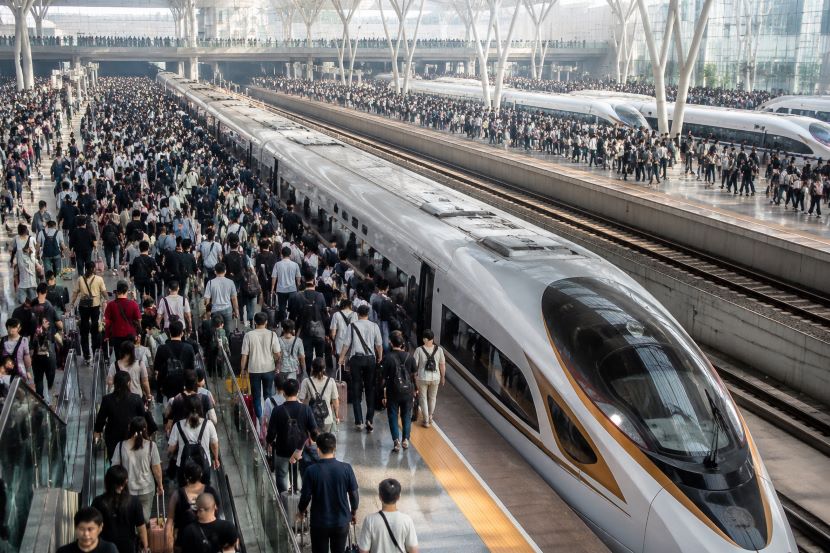 China’s May Day Holiday Sees Historic Surge in Railway Travel, Enhancing Economic Recovery