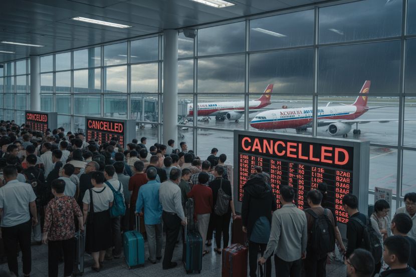 Travel Disruption in China: Thousands Affected by Flight Cancellations and Delays