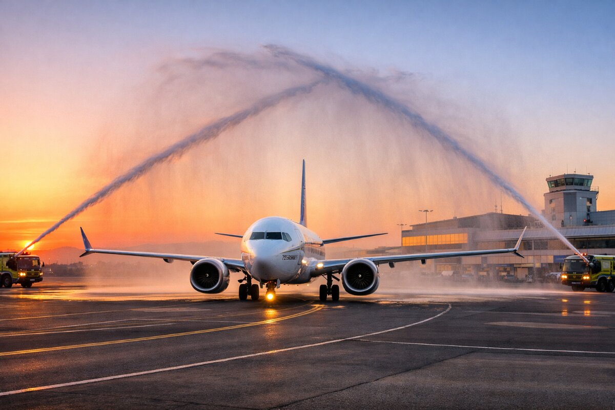 Cardiff Airport Celebrates Launch of First Direct WestJet Flight from Toronto