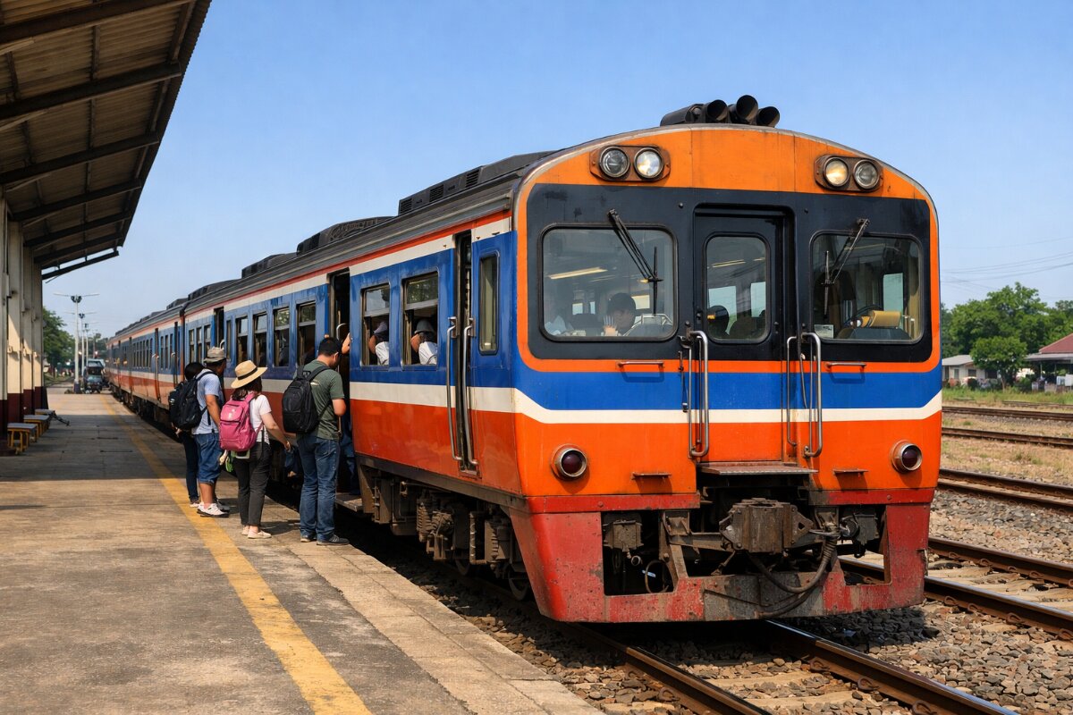 Explore Thailand in Comfort: Special Express No. 22 Connects Ubon Ratchathani and Bangkok