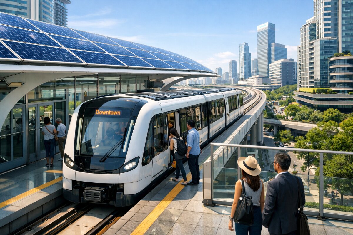 Transforming Urban Travel: UK’s Floc Duo Rail – A Solar-Powered, Driverless Transport System