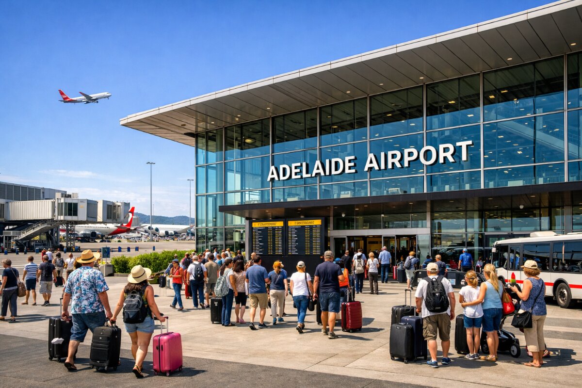 Adelaide Airport Experiences Record Passenger Surge During AFL Gather Round Festival