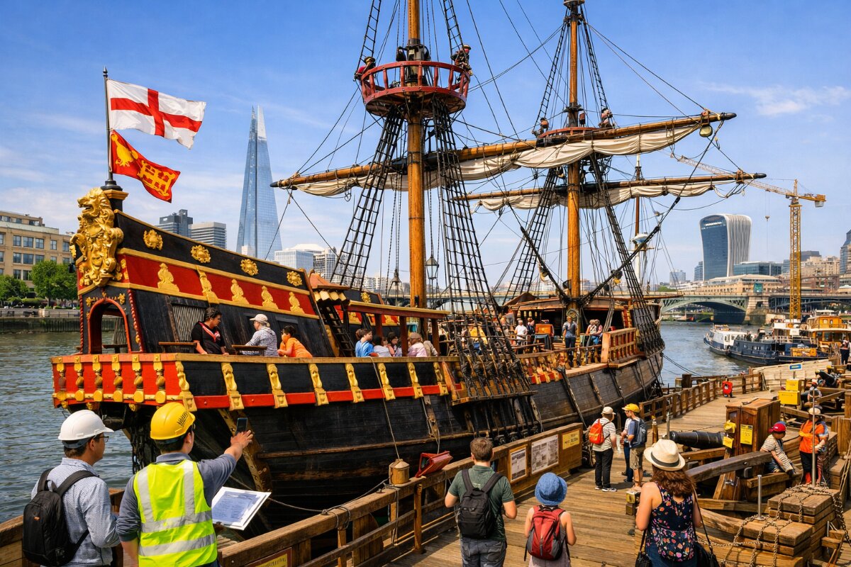 Discover the Golden Hinde: An Immersive Elizabethan Voyage on the Thames