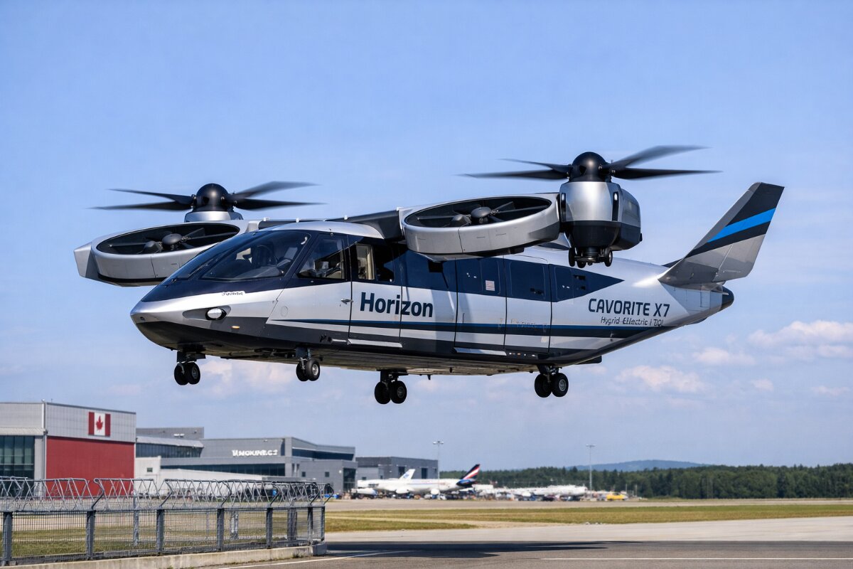 Horizon Aircraft Introduces Cavorite X Seven: A Revolutionary Hybrid Electric VTOL Set for 2026