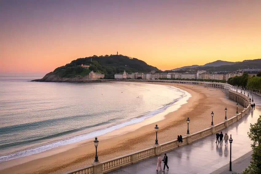Discover the Elegance of San Sebastián’s La Concha Beach: A Perfect Blend of City Life and Coastal Paradise