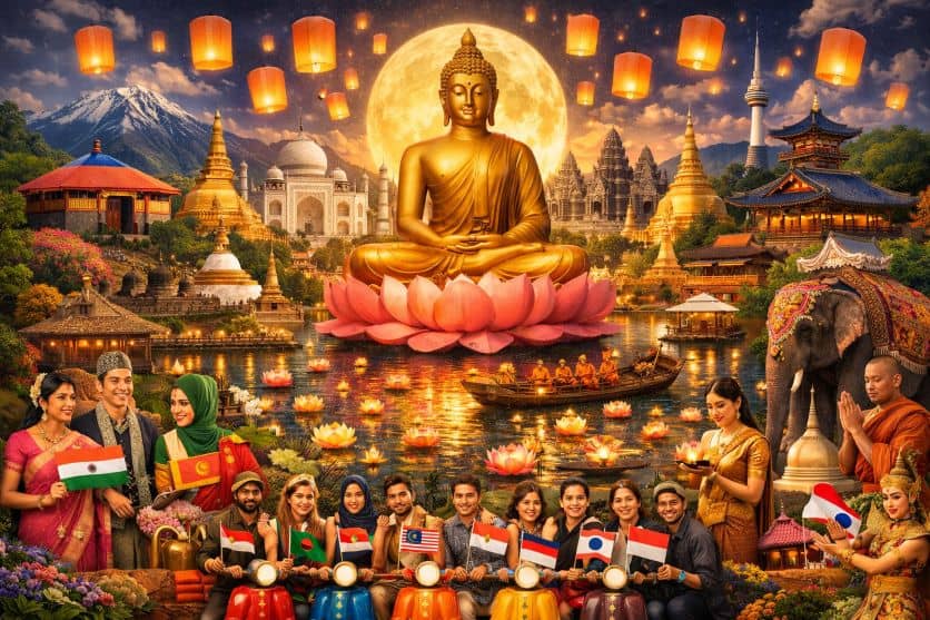 Thailand and 13 Other Nations Unify for Vesak Day Holiday Travel: A Boost for Cross-Border Tourism
