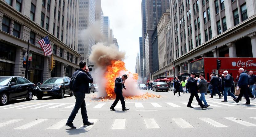 Safety Concerns Rise for Tourists After Car Explosion Near Charging Bull in Manhattan