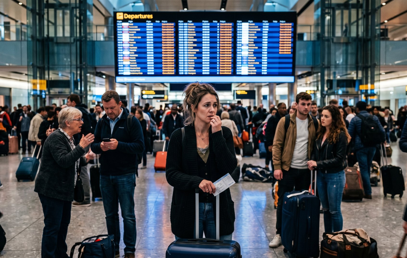 Travel Disruptions Affect Hundreds of Passengers at London Airports