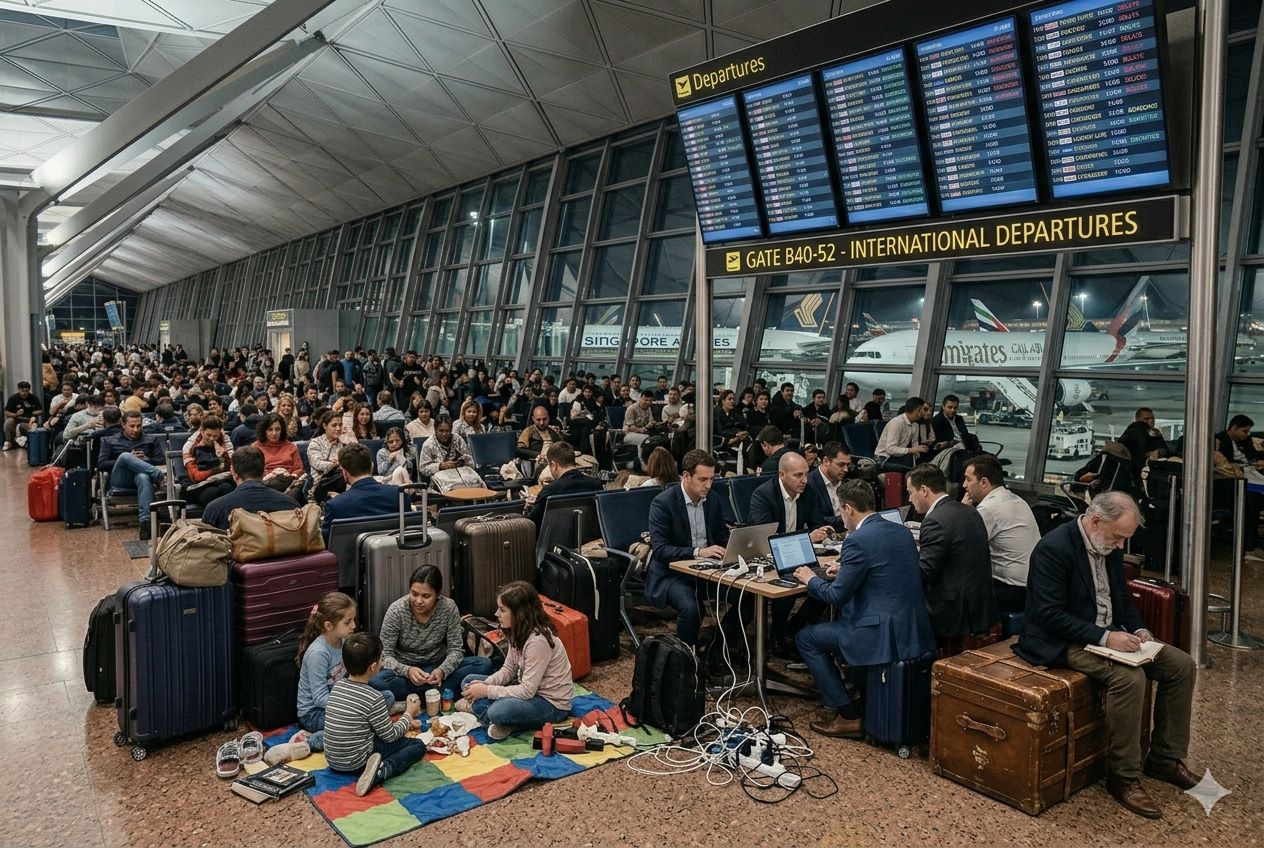 Travel Chaos: Kuwait Airways and EgyptAir Flight Cancellations Disrupt Global Travelers