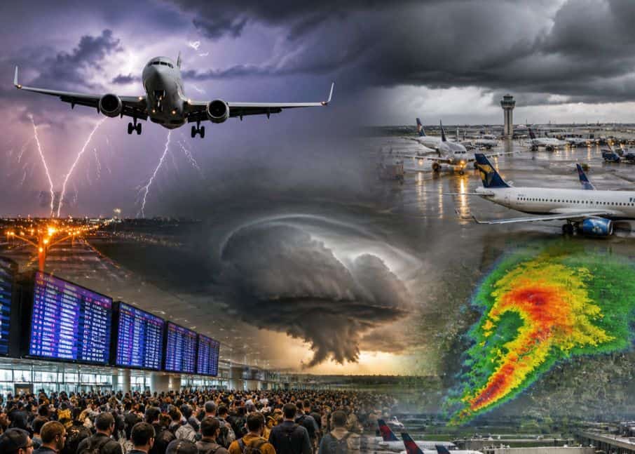 Severe Storms and Spirit Airlines Shutdown Disrupt Travel Across Major U.S. Airports on May 2, 2026