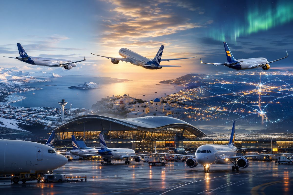 Scandinavian Airlines Innovates Fleet Strategy Alongside Aegean Airlines and Icelandair to Expand Global Reach