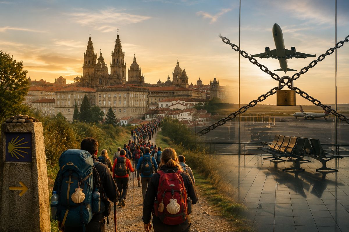Santiago Airport Closure Reshapes Pilgrim Travel Across Northern Spain