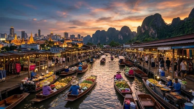 Discovering Bangkok's Hidden Gems: A Floating Market Adventure