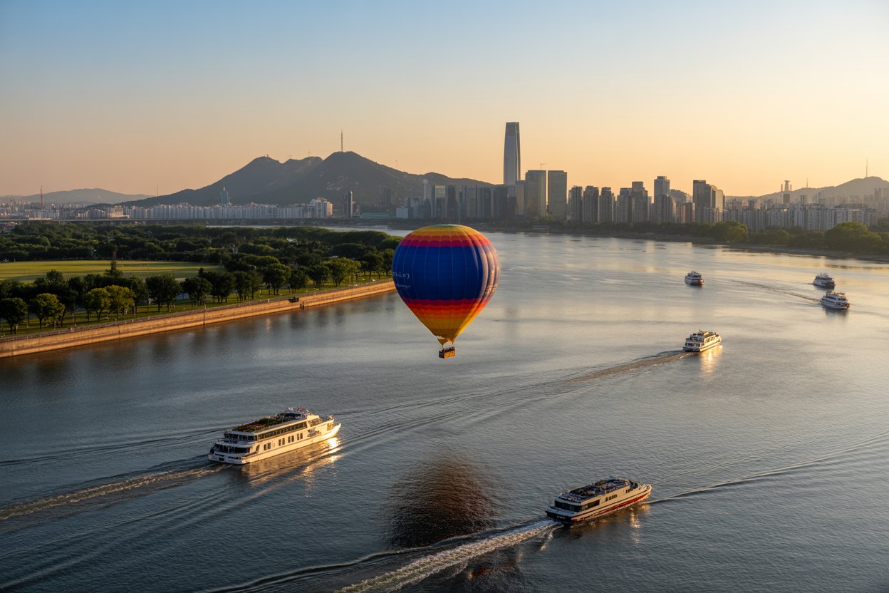 Discover Seoul’s Stunning New Sky Balloon and River Cruise Experience in Yeouido
