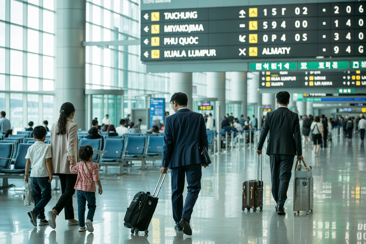Travel2Globe: South Korea Boosts Direct International Flights from Busan and Cheongju, Revealing New Horizons