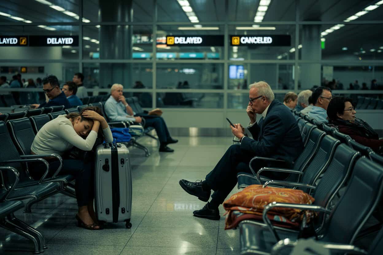 Travelers Experience Disruptions at Kuwait International Airport Amid Flight Cancellations