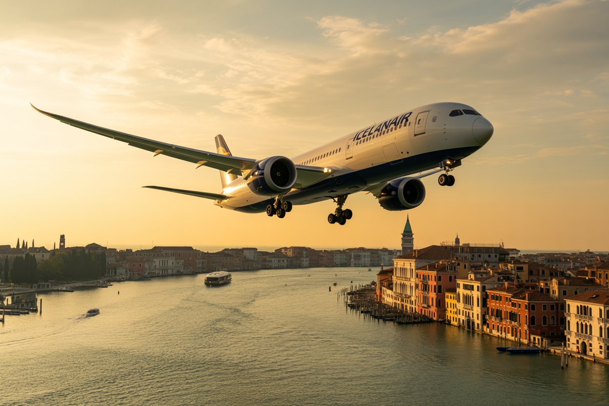 Venice Welcomes Direct Flights from Reykjavik: A Gateway for Summer Travels