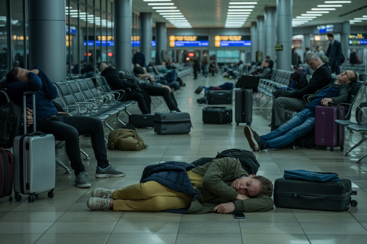 Travel Disruptions at Oslo Gardermoen Airport: 62 Flights Delayed and 4 Canceled