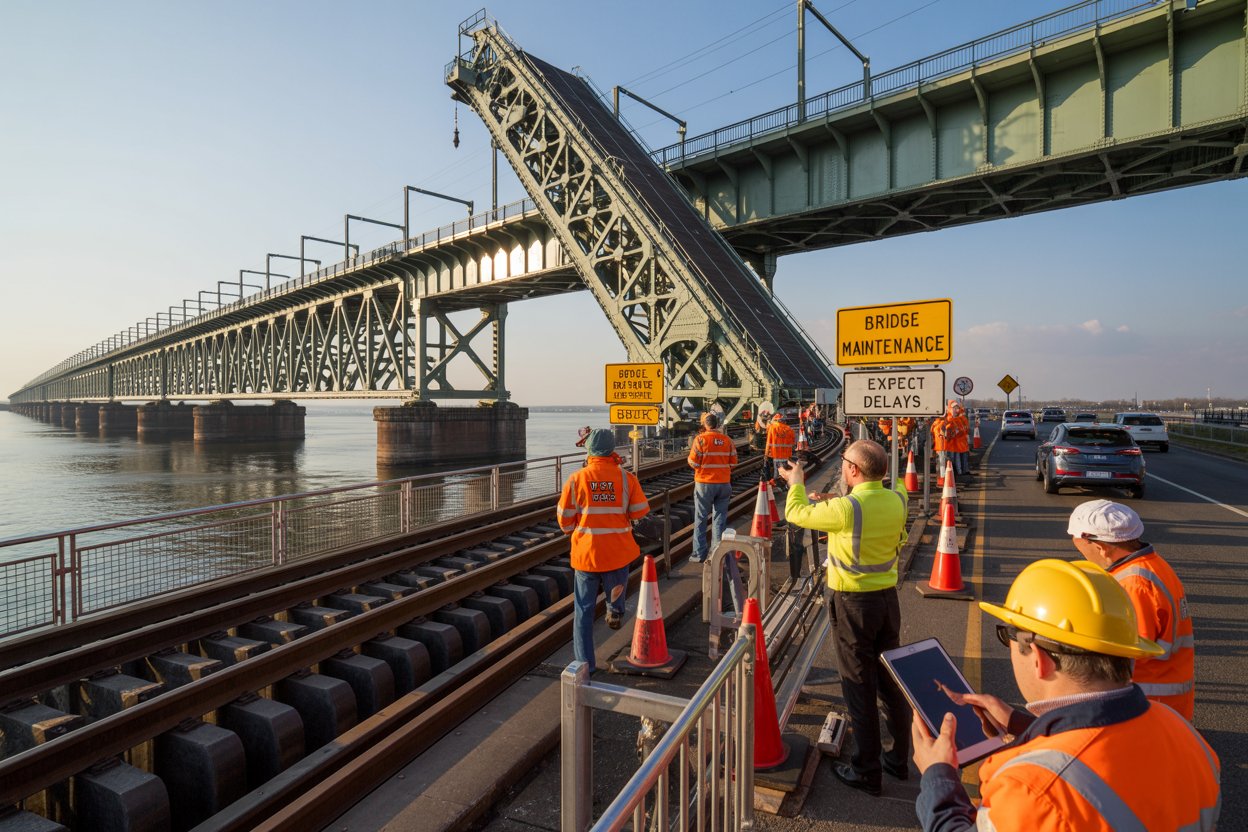 Essential Engineering Work on UK Sliding Bridge This Weekend to Cause Major Travel Disruptions