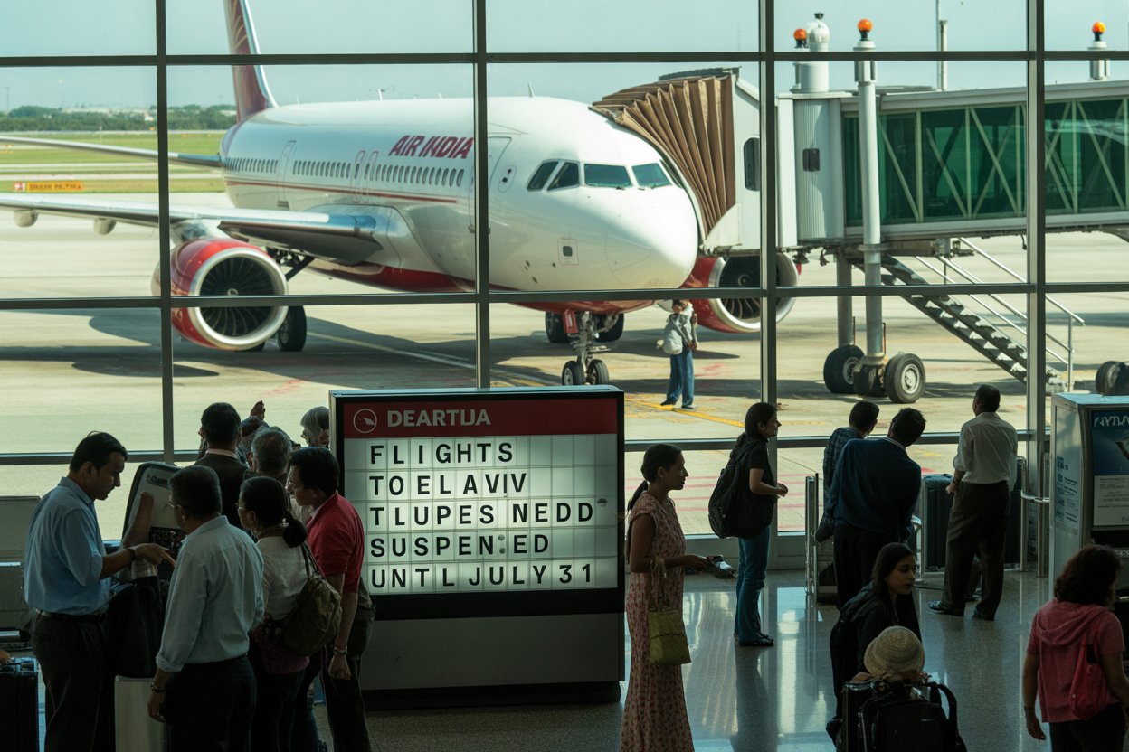 Air India Suspends Tel Aviv Flights Until July 31 Amidst Ongoing Tensions