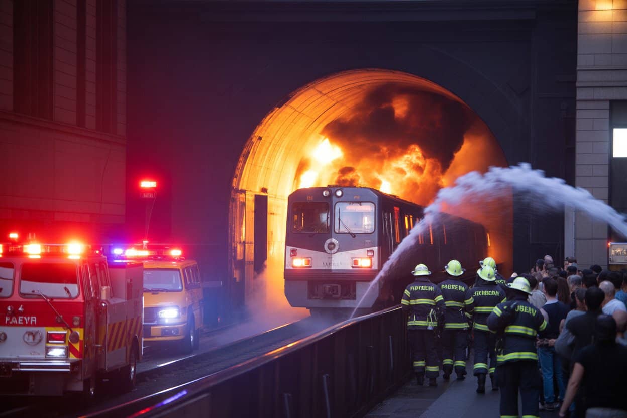 Travel Disruption in New York and New Jersey Due to Hudson River Tunnel Fire