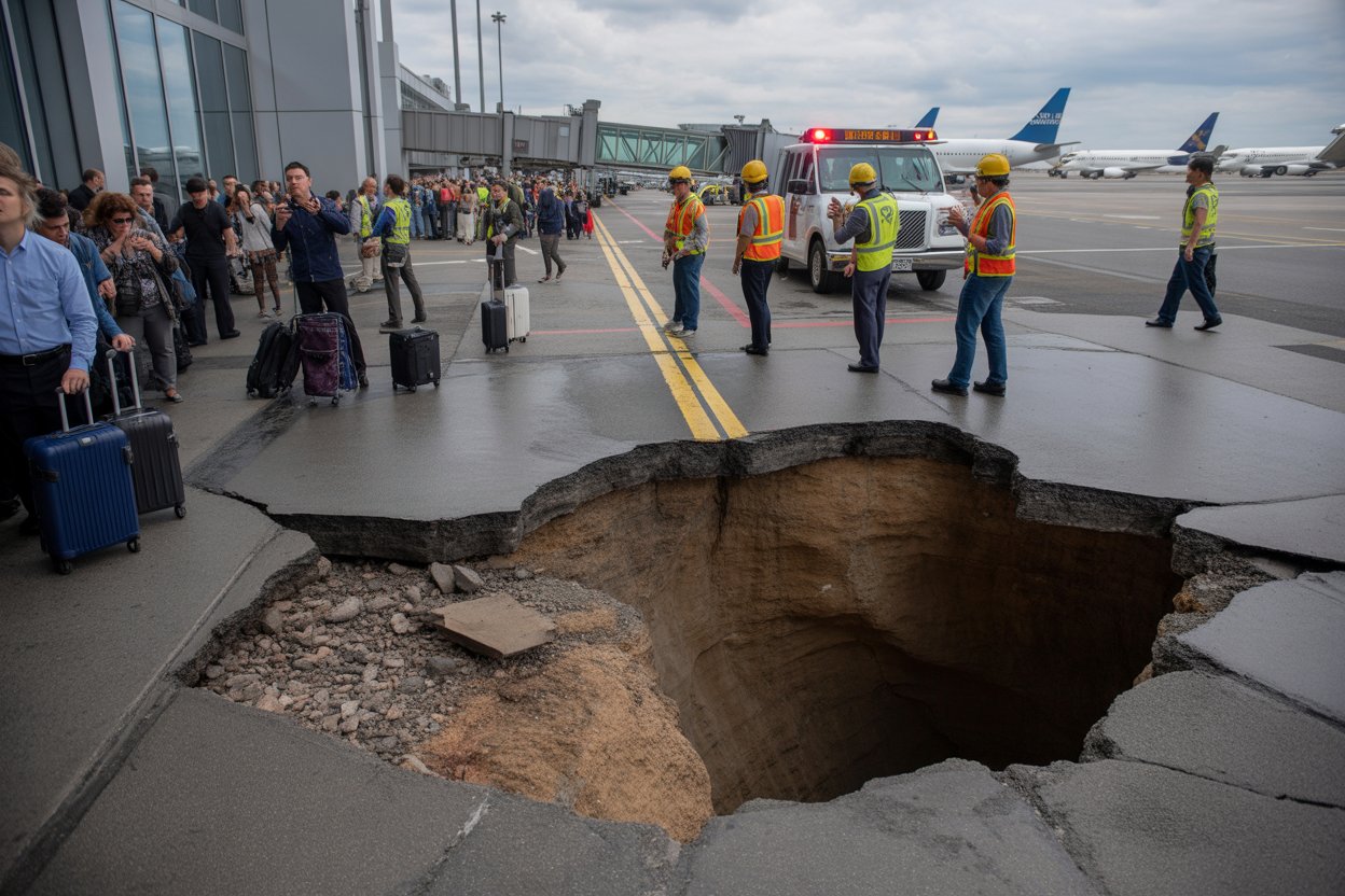 LaGuardia Airport Sinkhole Causes Major Delays as Memorial Day Weekend Travel Begins