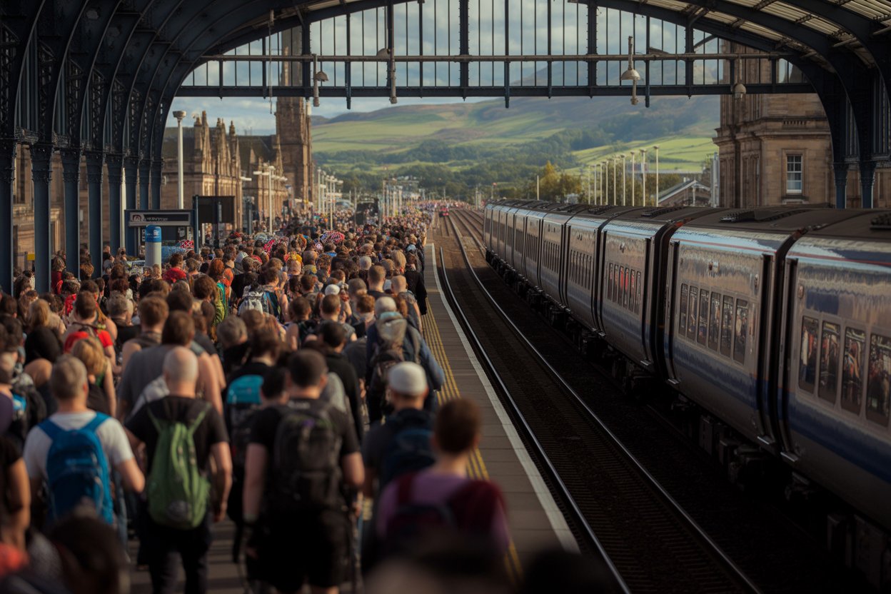 Essential Travel Advisory for Tourists: ScotRail Prepares for Busy Edinburgh Marathon and Melrose 7s Weekend