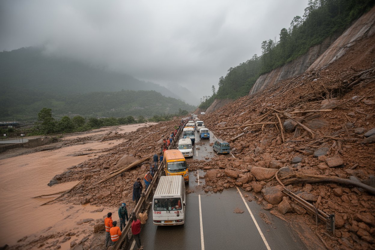 Travel Advisory: Major Highways in Nepal Disrupted Due to Landslides and Flooding