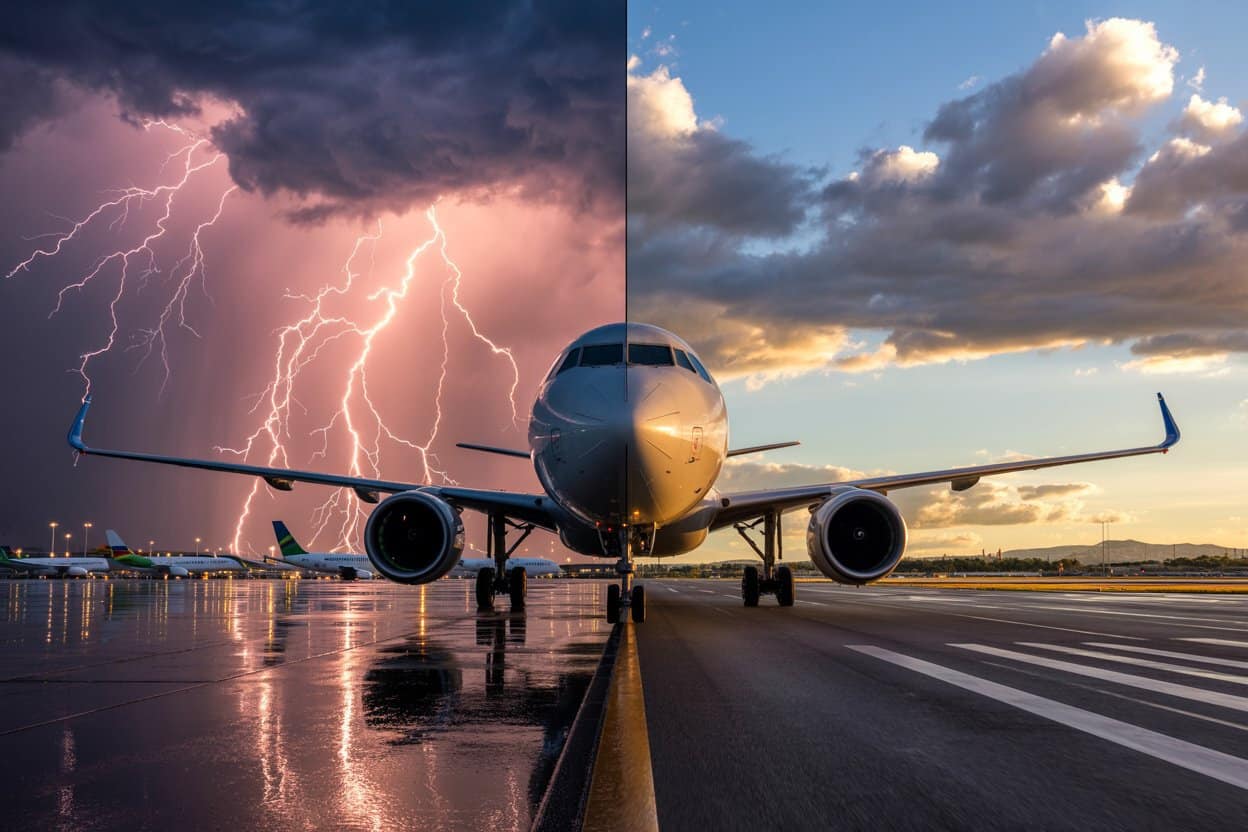 Severe Thunderstorms Disrupt Flights at Palma de Mallorca Airport: Diversions Across Spain and Europe