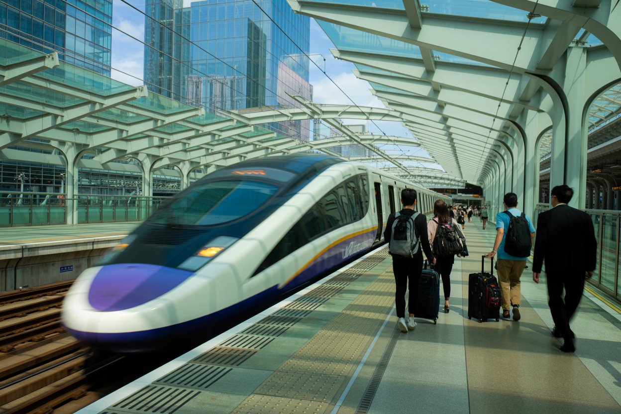 Record Growth in High-Speed Rail Travel: Hong Kong Express Rail Link Achieves Over 90,000 Daily Passenger Trips