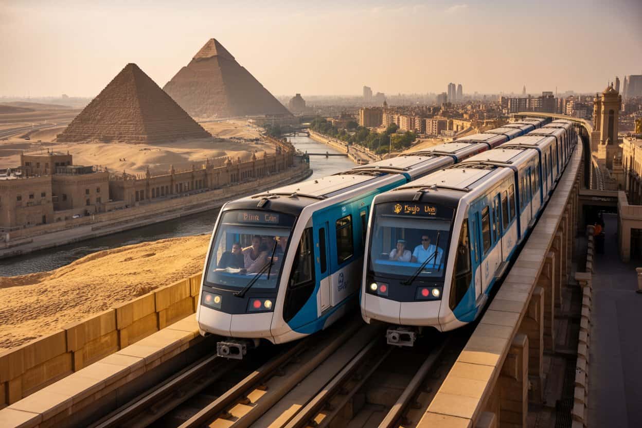 Historic Launch of Cairo Monorail: UK Trains Make Their International Debut
