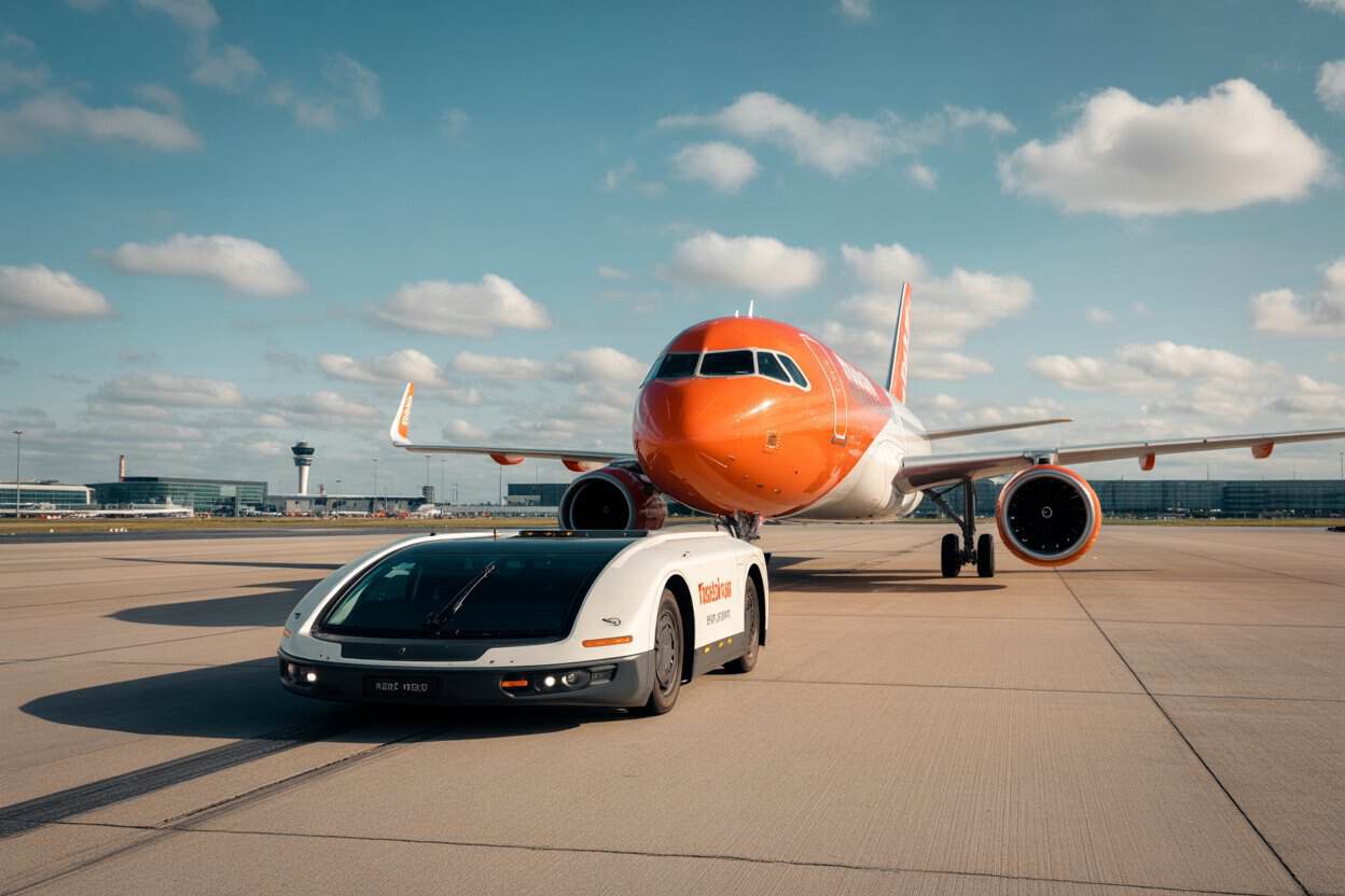 EasyJet and Schiphol Launch Ground-Breaking Eco-Friendly TaxiBot for Sustainable Aviation