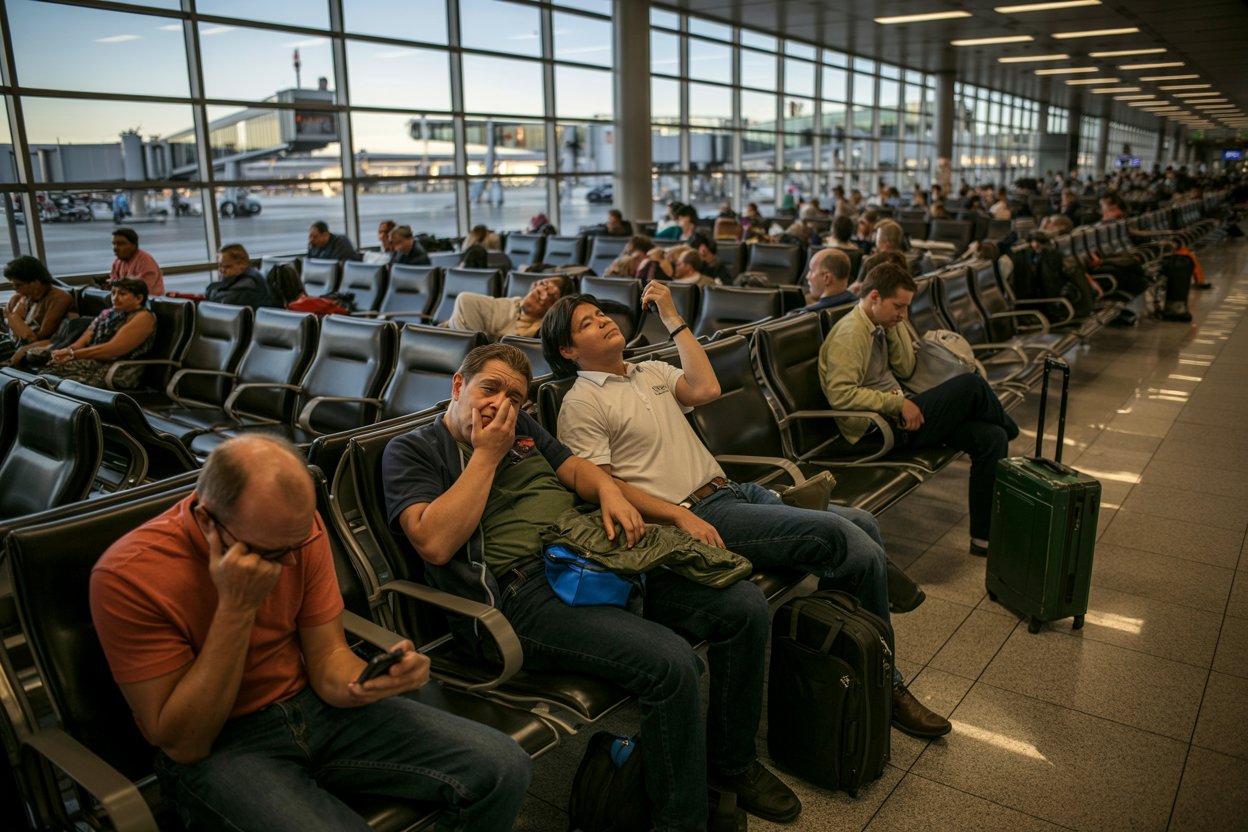 Travel Disruption: Flight Cancellations Leave Passengers Stranded in India