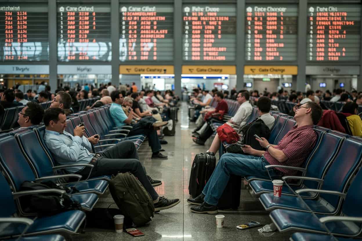 Travelers Affected by Widespread Flight Disruptions Across US Airports