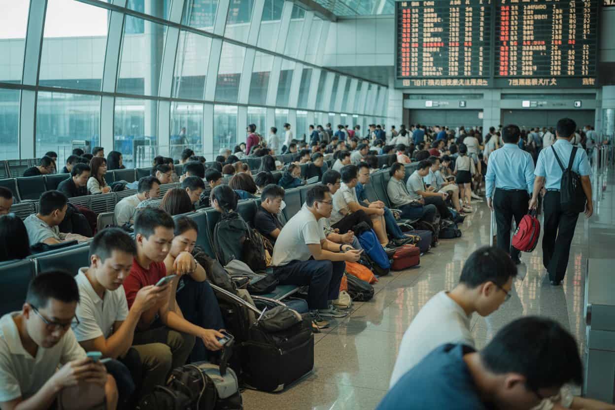 Travel Turmoil in Asia: Flight Disruptions Impacting Millions